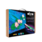 OKTO | DIY 3D Creative Air Dry Clay | 3D Painting natural canvas set | Famous Masterpieces ”Water lilies” | 11.8x15.7 in